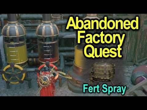 Abandoned Factory Restarting the Elixir and Foundation of Abundance Fertilizer Spray Crimson Desert
