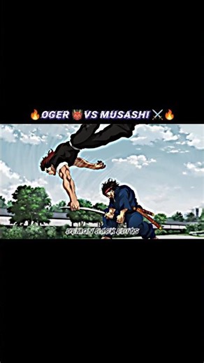 musashi vs yujiro full fight edit🔥💥 baki dou the invincible samurai #baki #bakidou #amv #shorts