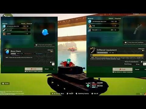 craftopia seamless map building a tank and showing limited time anniversary items