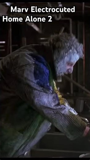 Skeleton Explosion Home alone 2 marv electrocuted