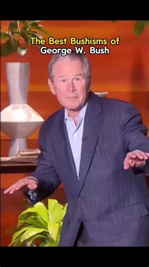 The best bush of he George w bush #funnyvideo #talkshow #funny #celebrity #bush