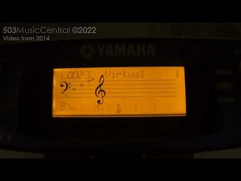 Yamaha PSR-262: "Virtual Insanity" in the Original Key