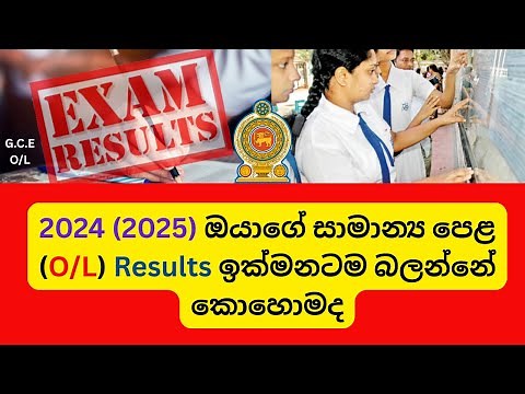 📢O/L Result 2024 (2025) Check Online – Get Your Results Fast!