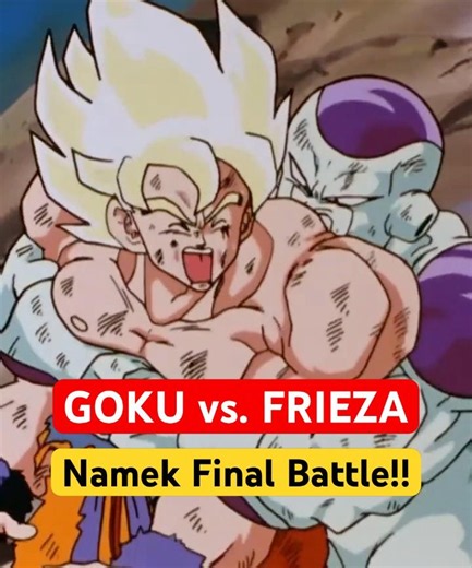 NO WAY OUT! Goku and Frieza's Final Showdown on Namek ⚡ #dragonball #anime #dbz #goku #shorts