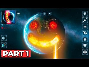 Solar Smash Gameplay Part 1 - Destroying Earth with Nukes (Android/iOS)