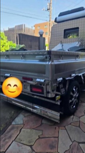 【軽トラカスタム】ハイゼット500系専用！ダイヤプレスステンレス ドアハンドルカバー＆パネル装着スタイル #ハイゼット #軽トラカスタム #ステンレスアートG1