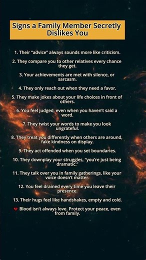 13 Subtle Signs a Family Member Secretly Dislikes You