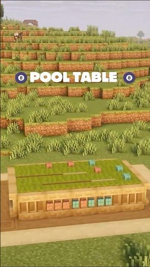 Minecraft Realistic Table Pool 🎱| #minecraft #minecraftbuilding #minecraftrealistic