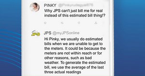 90 reactions · 39 shares | Breaking Down Your JPS Bill  We're working daily to serve you better by reducing the number of estimated electricity bills. In cases where customers do receive an estimate, here are some reasons why. | JPS | Facebook