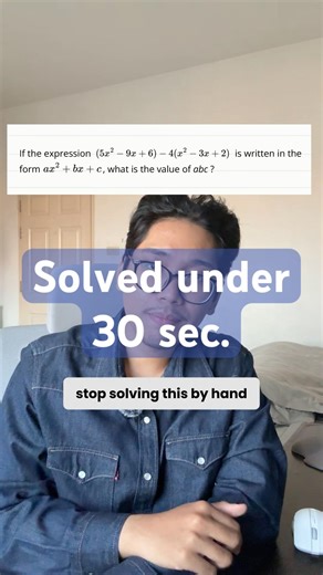 This is a good example of when tools save time without skipping understanding. #satmath #satprep