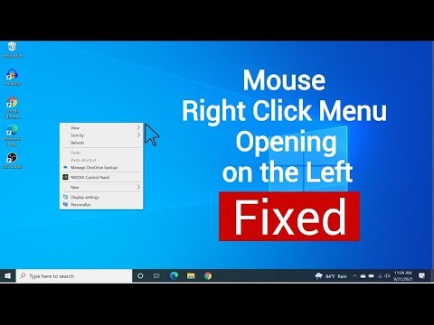 How to Change Right Click Menu from Left to Right