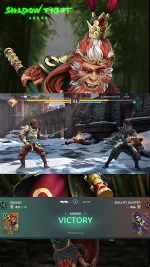 🔥 Monkey King vs Lynx | Epic Boss Fight Shadow Fight 4 Gameplay (Full Battle)#ShadowFight4 #gaming