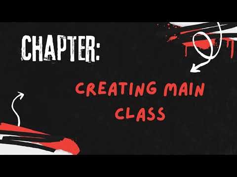 Tutiorial: 01 Main Class || Student Management System