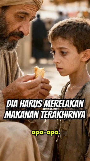 HARUS DIRELAKAN KEORANG LAIN MAKANAN TERAKHIR YANG DIA PUNYA