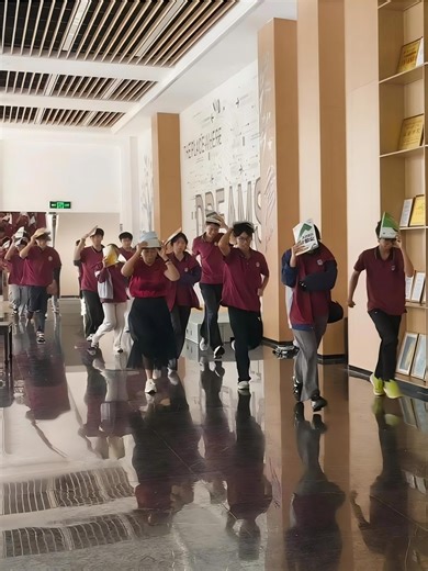 北海巴川学校防震逃生演练