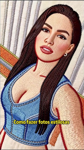 Como Fazer Fotos da Moda com Efeito de Bordado