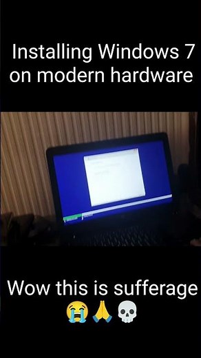 Installing Windows 7 On Modern hardware #windows #windows7 #windows7ultimate