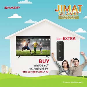 It's here!! Enjoy Sensational Savings and get an EXTRA Sharp product when you purchase selected Sharp appliances. Find out more at My.Sharp. Shop now as you Save and Stay Safe at home! #SaveAndStaySafe #JimatSelamat | Sharp Malaysia