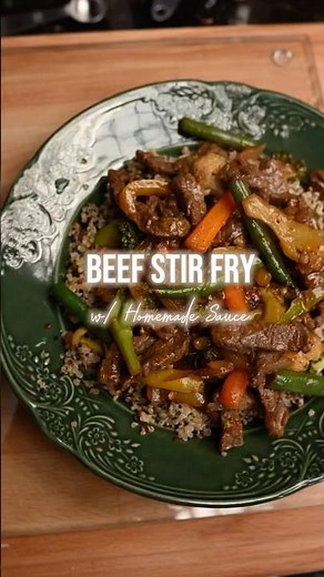 Easy Beef Stir Fry with Homemade Sauce 🤩🥦🥩 Better Than Takeout Weeknight Dinner