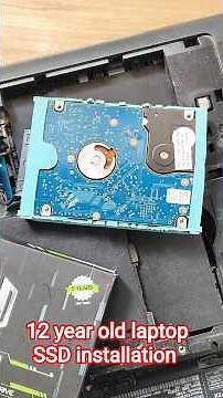 Installing an SSD in an Old Laptop✅HP Old Laptop SSD Upgrade | 12-Year-Old Laptop SSD Installatio...
