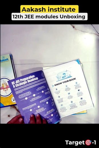 Aakash jee modules Unboxing👌 @JEEatAakash