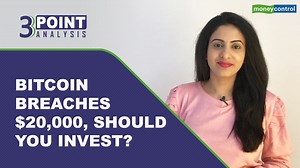 1.7K views · 18 reactions | The price of bitcoin rose above $20,000 for the first time on December 16 as the speculative digital currency topped its previous peak. Moneycontrol's Sakshi Batra does a 3-Point Analysis to find out if the rally will sustain or is it a bubble again https://www.moneycontrol.com/news/business/cryptocurrency/3-point-analysis-bitcoin-surges-past-20000-for-the-first-time-will-the-rally-sustain-6238391.html | moneycontrol.com | Facebook