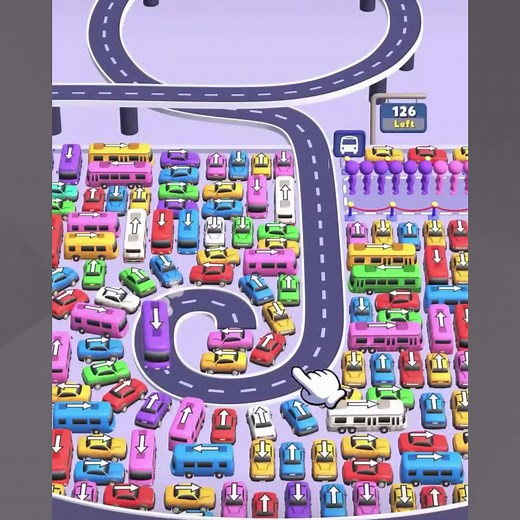 Bus Sort: Color Parking Jam trên TikTok