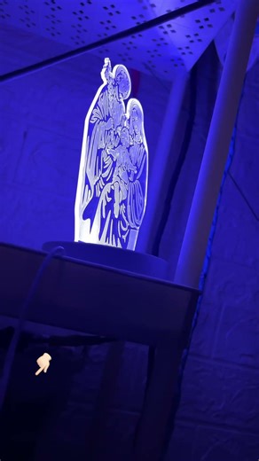 Tri color Led acrylic lamp