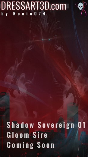 The SECOND MINIATURE REVEAL of the Eternal Siege Saga 🔥 Shadow Sovereign 01 - Gloom Sire — Coming Soon! 🔥 The First of the 3 Shadow Sovereigns is about to step out of the void and into the spotlight… or, well… into your nightmares, more like 😜 The Shadow Sovereigns are infiltrator king — masters of shadows, breakers of all minds, past, present and future, and the creatures you really don’t want sneaking into your firewall at 3AM. I’ve been working on 3 of them and each with a unique visual de