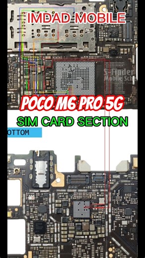 POCO M6 PRO 5G 📱 SIM CARD SECTION #imdadmobile #pocom6pro5g #trending #viral #xiaomiphones