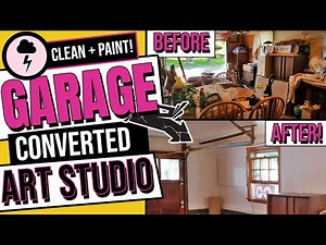 How To Turn Your Garage Into An Art Studio! [PART 1 of 4]