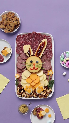1.7K views · 15 reactions | Add an easy and delicious charcuterie board to your Easter table. Every bunny loves charcuterie! | Hickory Farms | Facebook