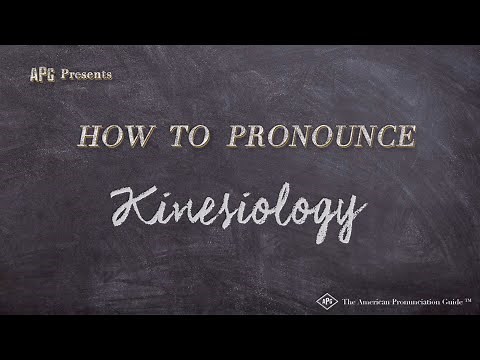 How to Pronounce Kinesiology (Real Life Examples!)