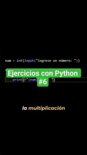 Tablas de Multiplicar con Python #python #codificacion #developer