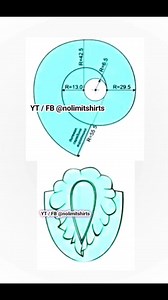 Collar patterns number 094N #nolimitshirts #viral #reels #foryouシ #collars #collar #shirts #blouse #dress #skirts | No limit shirts