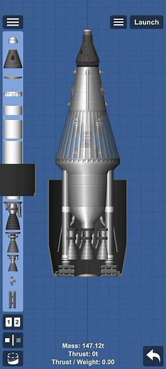 Building a Moon Rocket in Space Flight Simulator