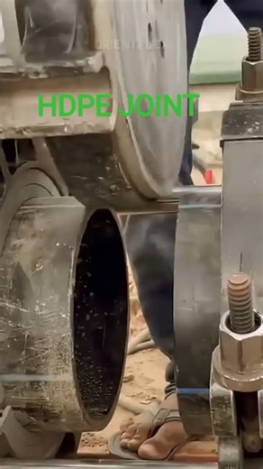 HDPE Pipe Joint Made This Way | Cutting & Inserting Process