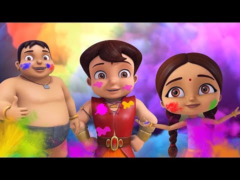 Super Bheem - Holi Fun in Space | Holi Special Video | Cartoons for Kids