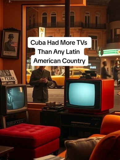Cuba Had More TVs Than Any Latin American CountryCuba Had More TVs Than Any Latin American Country Cuba had more televisions per capita than any other Latin American country in the 1950s, with Cubans watching TV before most Europeans had access. The island operated three national television networks by 1950, demonstrating advanced media infrastructure. Havana featured movie theaters, nightclubs, and cultural venues that rivaled major international cities. Cuban entertainment and media were thriv