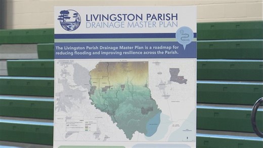 Livingston Parish developing drainage master plan, holds open house