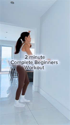 Express 2 minute workout for beginners and seniors ✅ #beginnersworkout #seniorfitness #homeworkout | Abi Mills Yoga