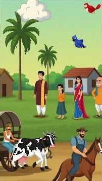 Mobile Se Cartoon Video Kaise Banaye Free Me | Bailgadi Aur Ghoda Gadi Race Scene | AutoDraft AI