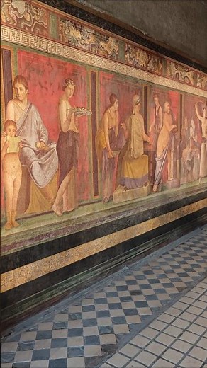 Villa of the Mysteries Pompeii Italy