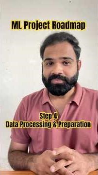 ML Project Roadmap | Step 4: Data Preprocessing & Preparation #datapreparation #preprocessing #aiml