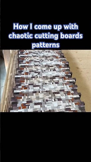 Using scraps to build chaotic cutting boards pt. 3