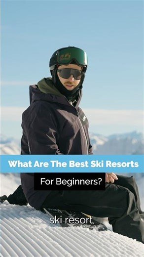 What Are the Best Ski Resorts for Beginners? 🤔⛷️#shorts #skiing