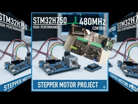 Ultimate Performance! STM32H750 High-Speed ​​Stepper Motor Control Demonstration