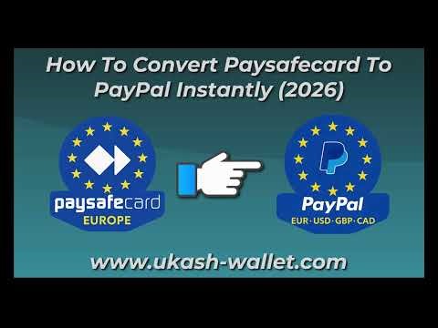 Paysafecard to PayPal: How to Convert Instantly (2026 Guide)