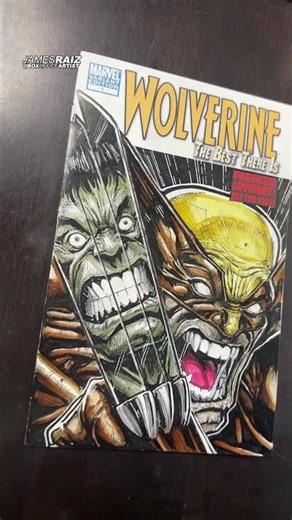 MARVEL ARTIST recreates CLASSIC COMIC COVERS - HULK 340!