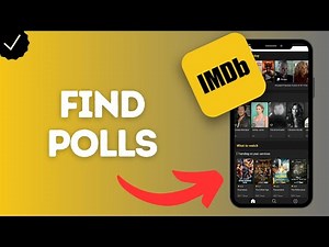 How to Find Polls in IMDb App (explore community opinions and rankings)